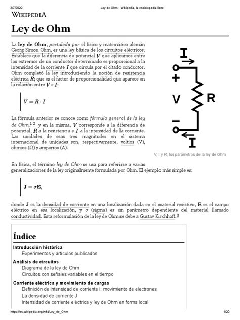 Ohm – Wikipedia.